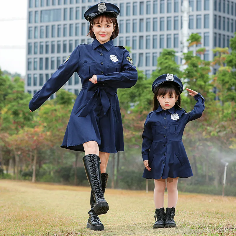 Professional Uniform, Dark Blue Dress, Parent-child Clothing, Role-playing Activities, Stage Performance Costumes, Art Photos
Professional Uniform, Dark Blue Dress, Parent-child Clothing, Role-playing Activities, Stage Performance Costumes, Art Photos