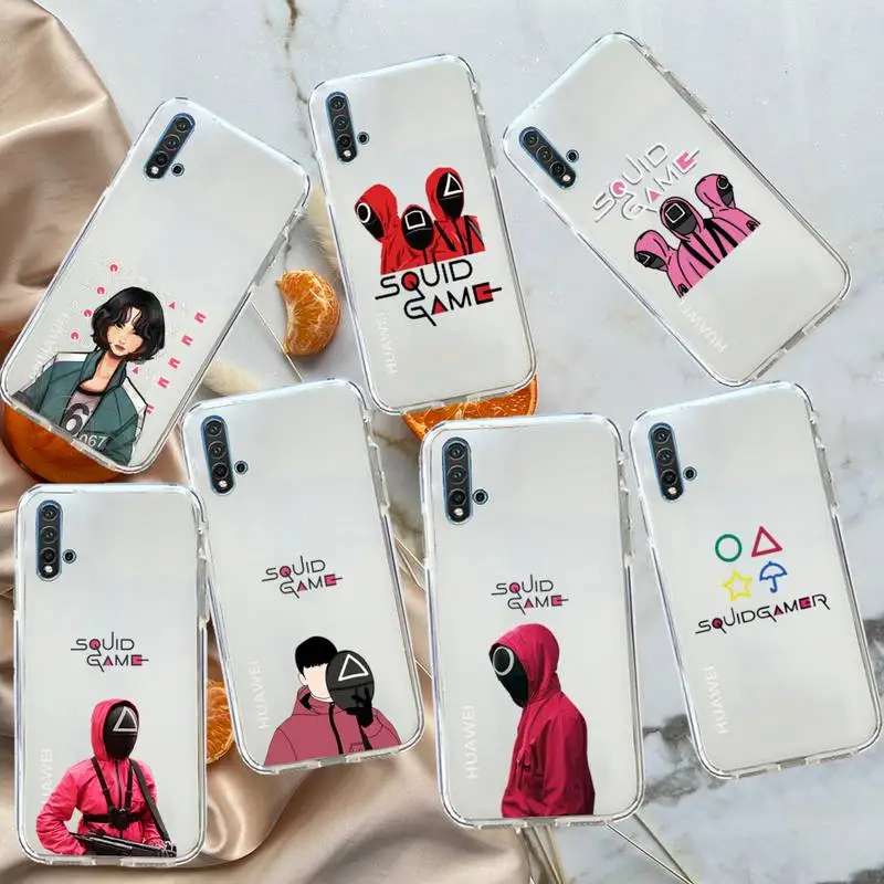 Squid Game 067 Korean TV series Phone Case Transparent for Huawei honor P mate 40 20 30 10 50 i 9 x mate pro lite 8a
Squid Game 067 Korean TV series Phone Case Transparent for Huawei honor P mate 40 20 30 10 50 i 9 x mate pro lite 8a