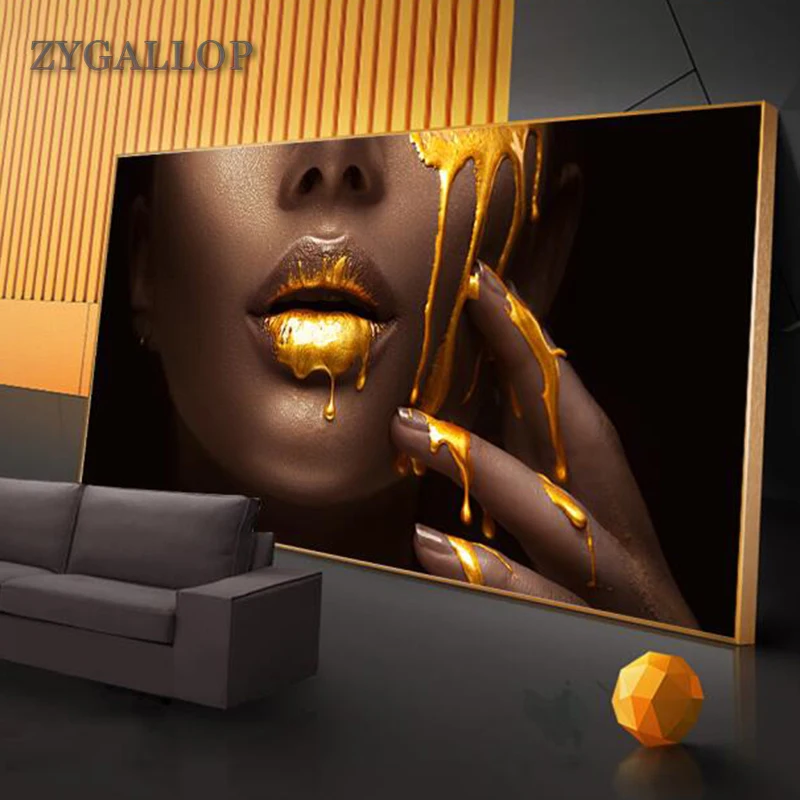 Large Wall Art Pictures For Living Room Women Face With Golden Liquid Print Canvas Paintings Modern Home Decor Posters Cuadros
Large Wall Art Pictures For Living Room Women Face With Golden Liquid Print Canvas Paintings Modern Home Decor Posters Cuadros