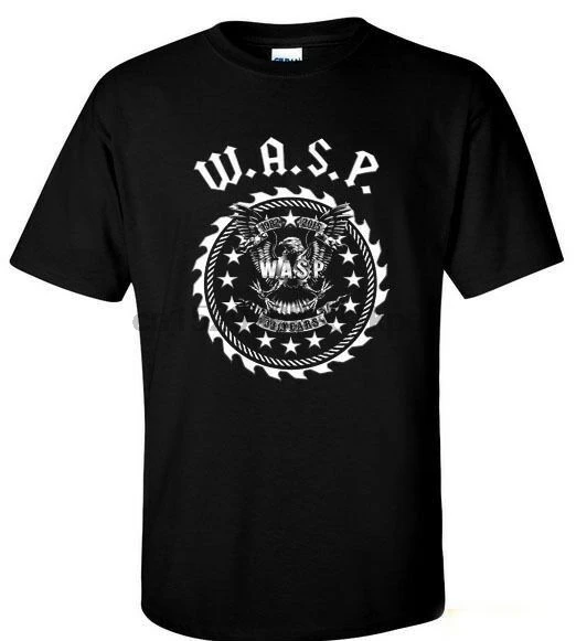 Винтажный W.A.S.P. 33 года тяжелый металлический ремешок скрученная сестра футболка S