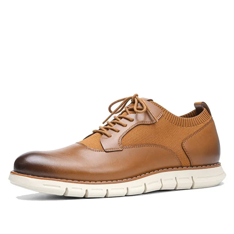 В британском стиле мужские коричневые деловая обувь для отдыха; Модная обувь со шнуровкой дышащая рабочая обувь черного цвета; Удобная повс... 
В британском стиле мужские коричневые деловая обувь для отдыха; Модная обувь со шнуровкой дышащая рабочая обувь черного цвета; Удобная повс...