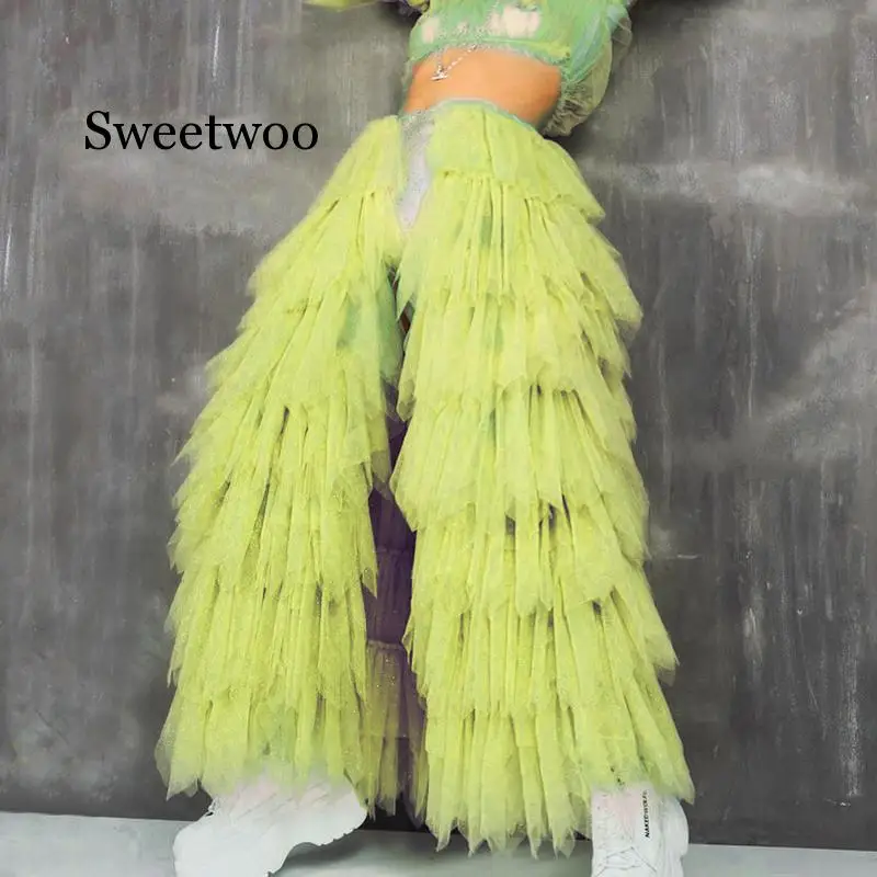 Mesh Transparent Neon Bubble Skirts Buckle Pleated See Through Patchwork Sexy Women Club Rave Festival Long Skirt 4 Colors 2020
Mesh Transparent Neon Bubble Skirts Buckle Pleated See Through Patchwork Sexy Women Club Rave Festival Long Skirt 4 Colors 2020