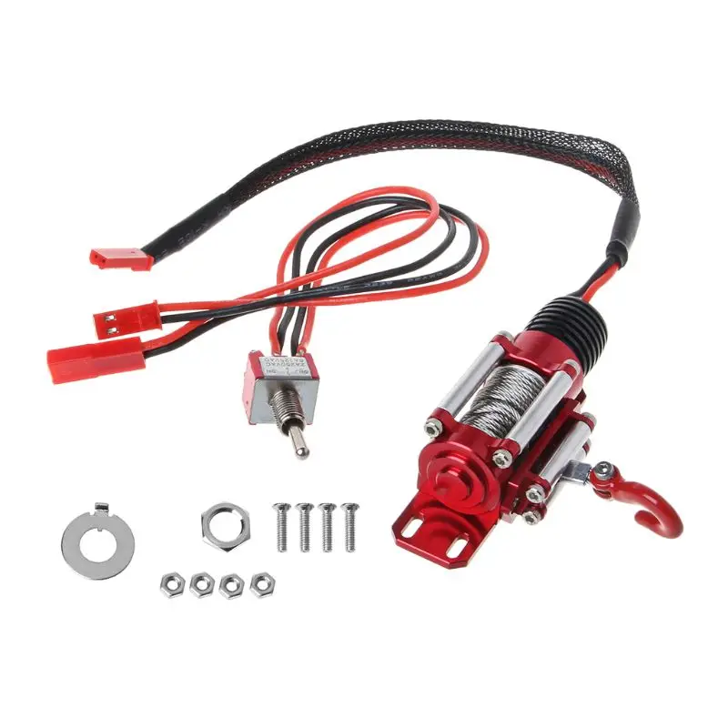 Metal Steel Wired Automatic Simulated Winch with Switch for 1/10 HSP Redcat HPI TAMIYA Axial SCX10 D90 RC Car
Metal Steel Wired Automatic Simulated Winch with Switch for 1/10 HSP Redcat HPI TAMIYA Axial SCX10 D90 RC Car