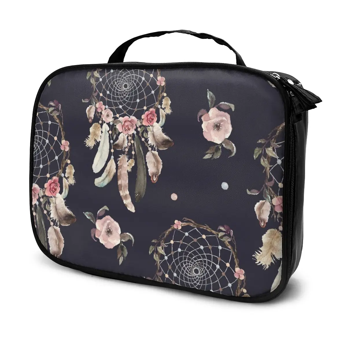 Women Cosmetic Bag Ethnic Dreamcatchers And Flowers Multifunction Travel Makeup Bag Grooming Kit Girl Toiletries Organizer Case
Women Cosmetic Bag Ethnic Dreamcatchers And Flowers Multifunction Travel Makeup Bag Grooming Kit Girl Toiletries Organizer Case