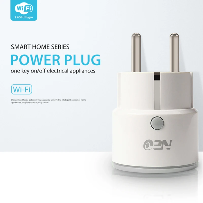 2.4GHz WiFi EU Smart Plug 10A Adapter Wireless Remote Control Power Timer Mini Socket For Google Home Alexa Smart LED ON/OFF
2.4GHz WiFi EU Smart Plug 10A Adapter Wireless Remote Control Power Timer Mini Socket For Google Home Alexa Smart LED ON/OFF