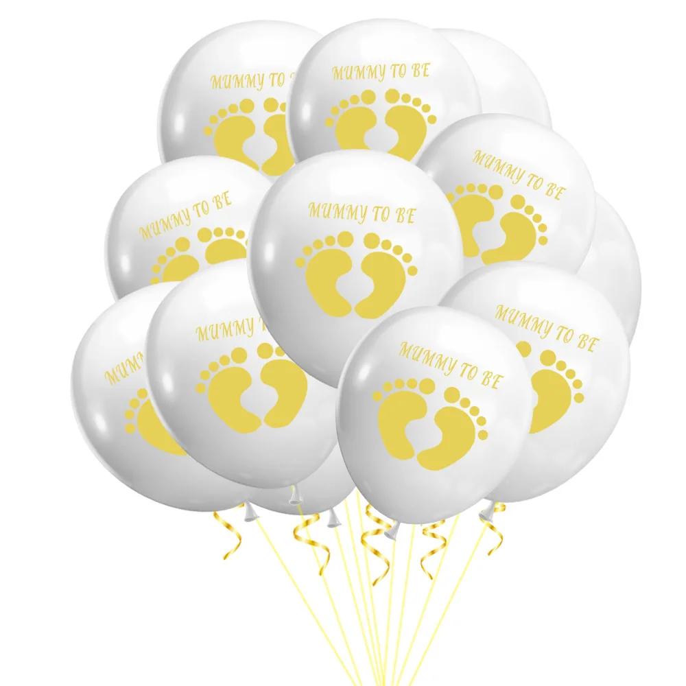 10pcs Baby Shower Latex Balloon 2.8g Mummy To Be Footprints Sequins Balloons Kids 1st Birthday Decorations Party Supplies
10pcs Baby Shower Latex Balloon 2.8g Mummy To Be Footprints Sequins Balloons Kids 1st Birthday Decorations Party Supplies