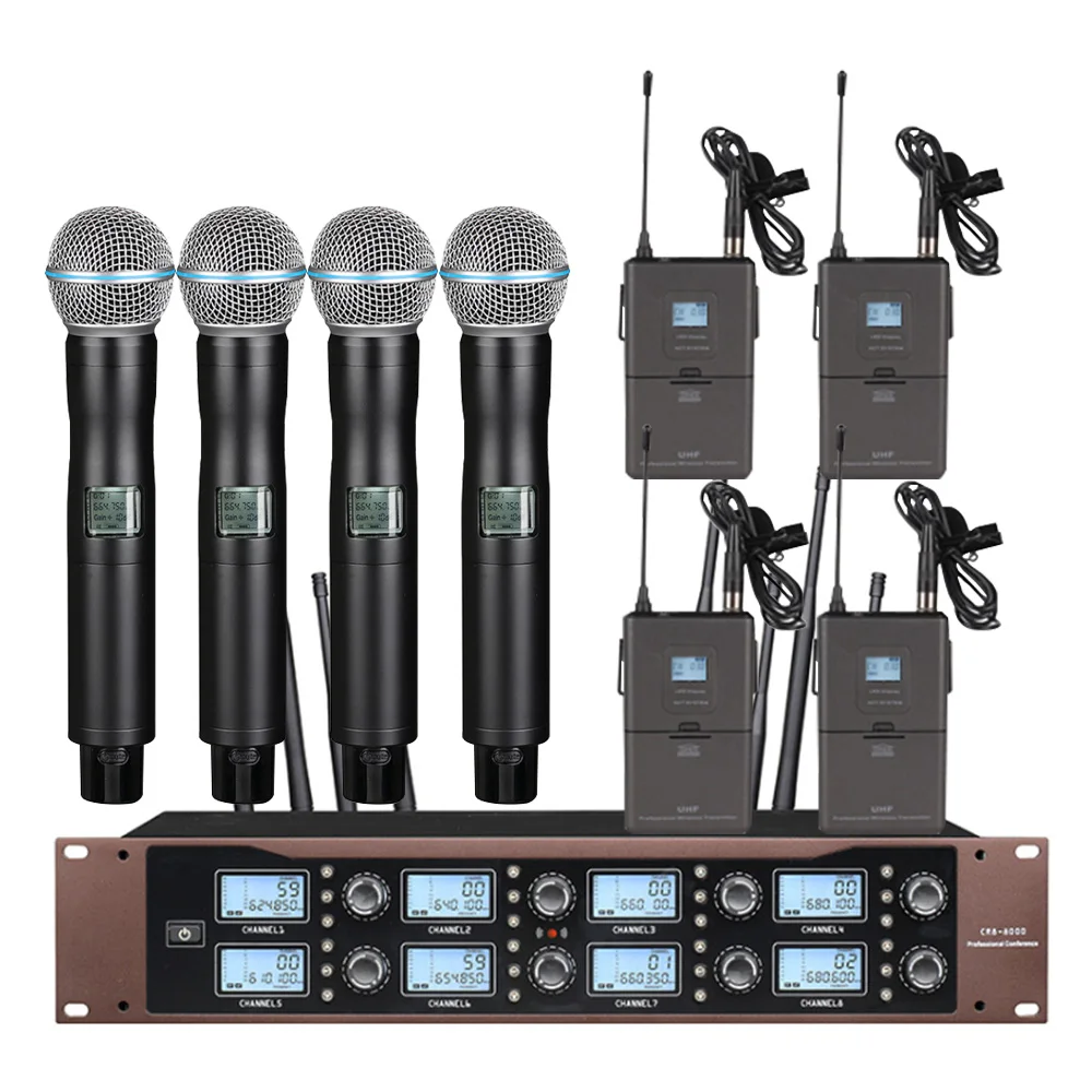 Professional UHF wireless microphone handheld microphone church school outdoor activities small stage performance microphone 
Professional UHF wireless microphone handheld microphone church school outdoor activities small stage performance microphone