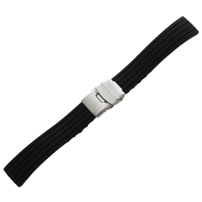 Ремешок для часов, браслет, силикон, резина, складная застежка, водостойкий, 18 мм
Ремешок для часов, браслет, силикон, резина, складная застежка, водостойкий, 18 мм