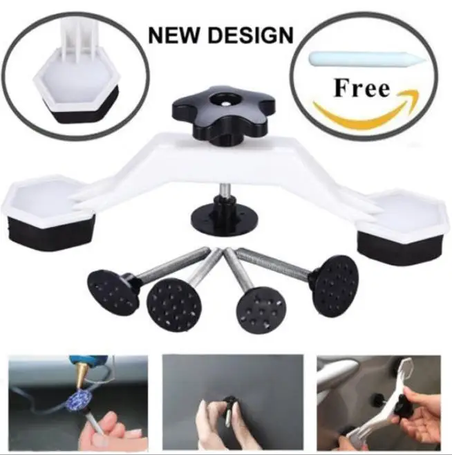 Auto Dent Repair Body Damage Pulling Fix Tools Dent Repair Tools Pulling Bridge Puller Car Dent Removal Glue Tabs Paintless
Auto Dent Repair Body Damage Pulling Fix Tools Dent Repair Tools Pulling Bridge Puller Car Dent Removal Glue Tabs Paintless