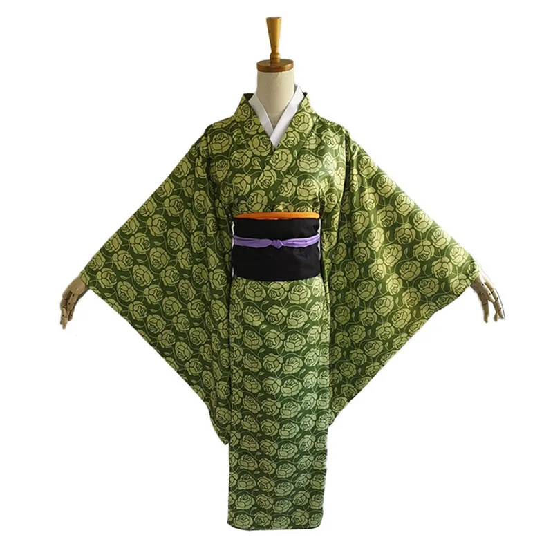 

Костюм для косплея из аниме «рассекающий демонов», кимоно без яибы, униформа и парик в японском стиле, костюм котоха