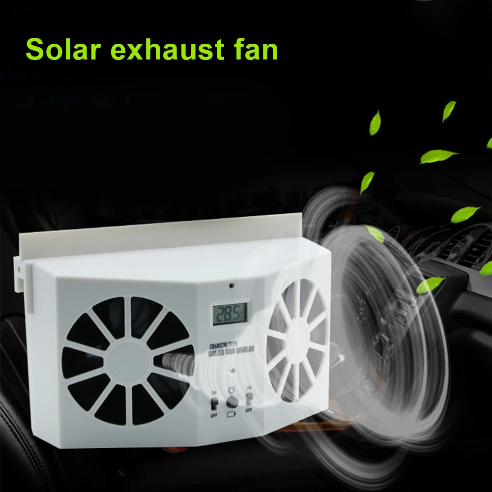 High-grade Solar Powered Exhaust Fan Car Cooler Auto Ventilation Fan Dual-mode Power Supply High-power
High-grade Solar Powered Exhaust Fan Car Cooler Auto Ventilation Fan Dual-mode Power Supply High-power