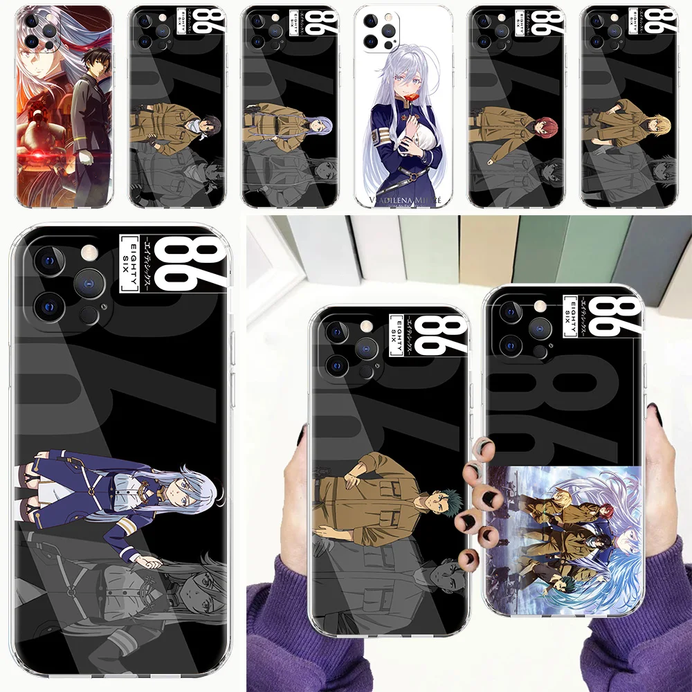 86 Eighty Six Anime Phone Case For iPhone 13 11 12 Pro Max X XR XS 7 8 Plus SE 2020 Luxury Clear Soft Silicone Cover Fundas
86 Eighty Six Anime Phone Case For iPhone 13 11 12 Pro Max X XR XS 7 8 Plus SE 2020 Luxury Clear Soft Silicone Cover Fundas