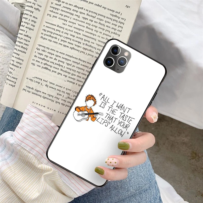 Creative singer Ed Sheeran Custom Soft Phone Case for iPhone 12 8 7 6 6S Plus X XS MAX 5 5S SE XR 11 11 12 pro promax
Creative singer Ed Sheeran Custom Soft Phone Case for iPhone 12 8 7 6 6S Plus X XS MAX 5 5S SE XR 11 11 12 pro promax