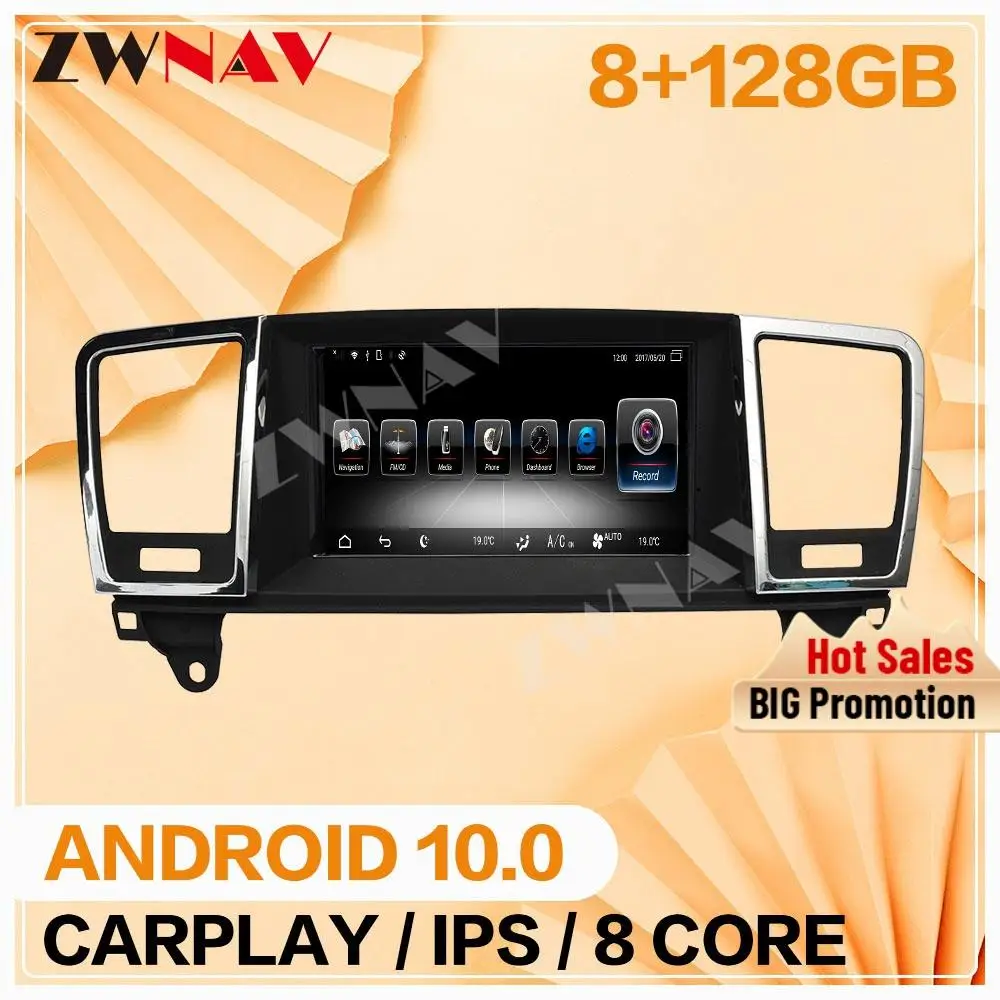 For Mercedes Benz ML 2013 Carplay 8+128G Android 10.0 Screen Multimedia Player GPS Navi Radio Stereo Cassette Recorder Head Unit
For Mercedes Benz ML 2013 Carplay 8+128G Android 10.0 Screen Multimedia Player GPS Navi Radio Stereo Cassette Recorder Head Unit