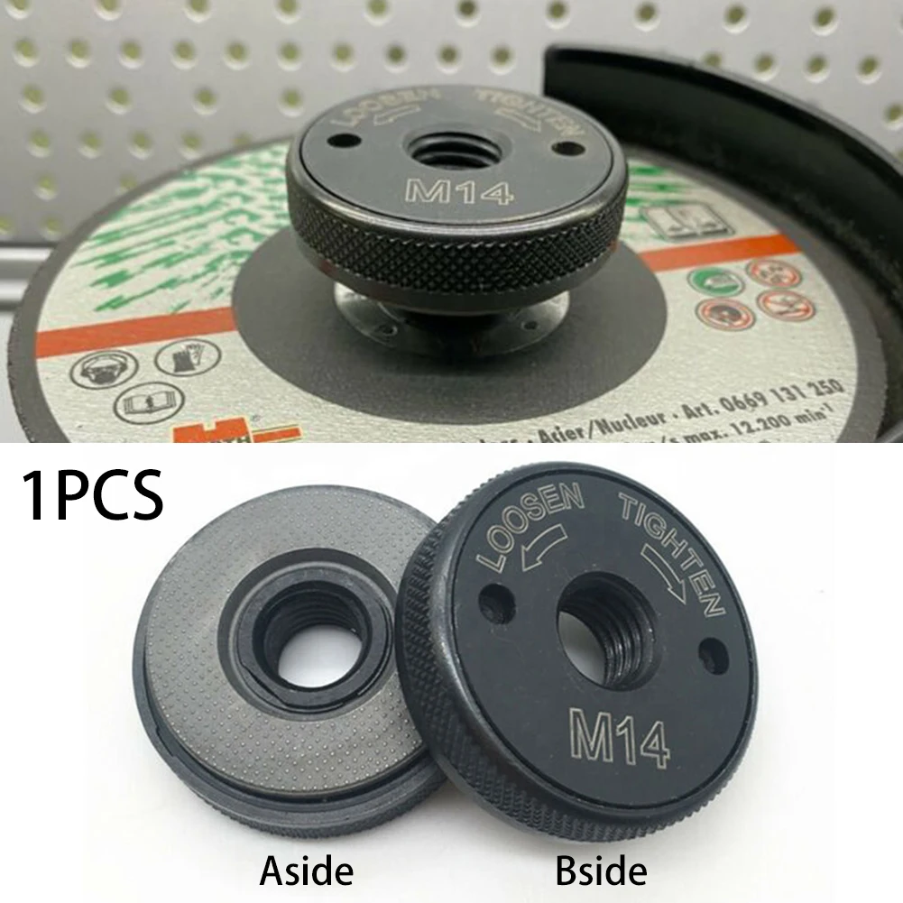 Quick Clamping Nut M14 Angle Grinder Clamping Nut Flex 115 - 230 Black 50mm Diameter High Quality Easy To Use
Quick Clamping Nut M14 Angle Grinder Clamping Nut Flex 115 - 230 Black 50mm Diameter High Quality Easy To Use