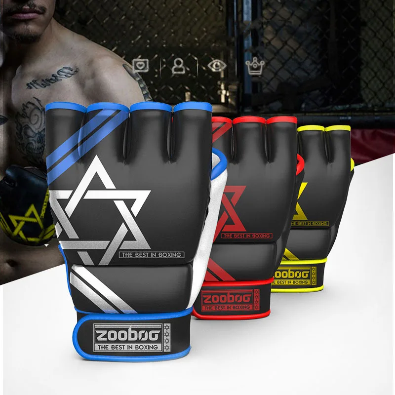 Adult Half Finger Boxing Gloves Muay Thai Sanda Competition Fighting Gloves Men Women's Breathable Thickened PU Boxing Gloves
Adult Half Finger Boxing Gloves Muay Thai Sanda Competition Fighting Gloves Men Women's Breathable Thickened PU Boxing Gloves