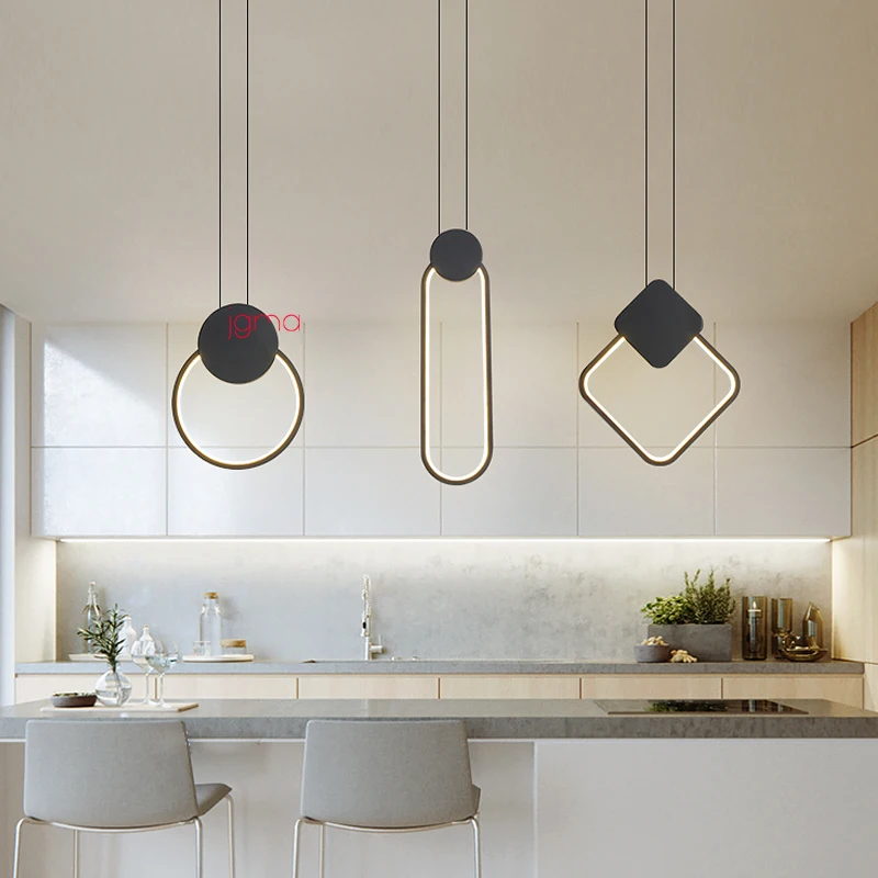 Hot Sale LED Pendant Lights For Living Room Bedroom Bedside Bar Decor Lighting Geometry Hanging Lamps Kitchen Fixture
Hot Sale LED Pendant Lights For Living Room Bedroom Bedside Bar Decor Lighting Geometry Hanging Lamps Kitchen Fixture