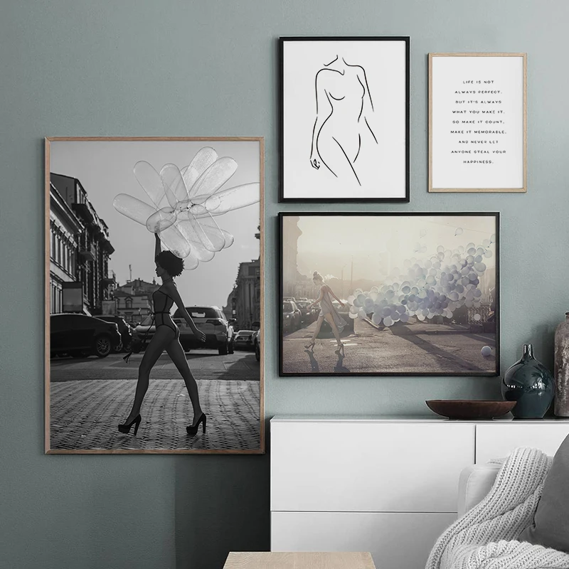 Poster Black and White Modern Fashion Woman Figure Painting Girl Room Decor Canvas Prints On The Wall Frameless Picture
Poster Black and White Modern Fashion Woman Figure Painting Girl Room Decor Canvas Prints On The Wall Frameless Picture