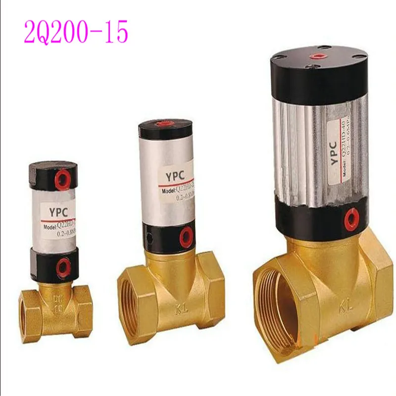 

Цилиндрический клапан YPC 2Q200-15 пневматический PT1/2 резьбовой контроль воздуха