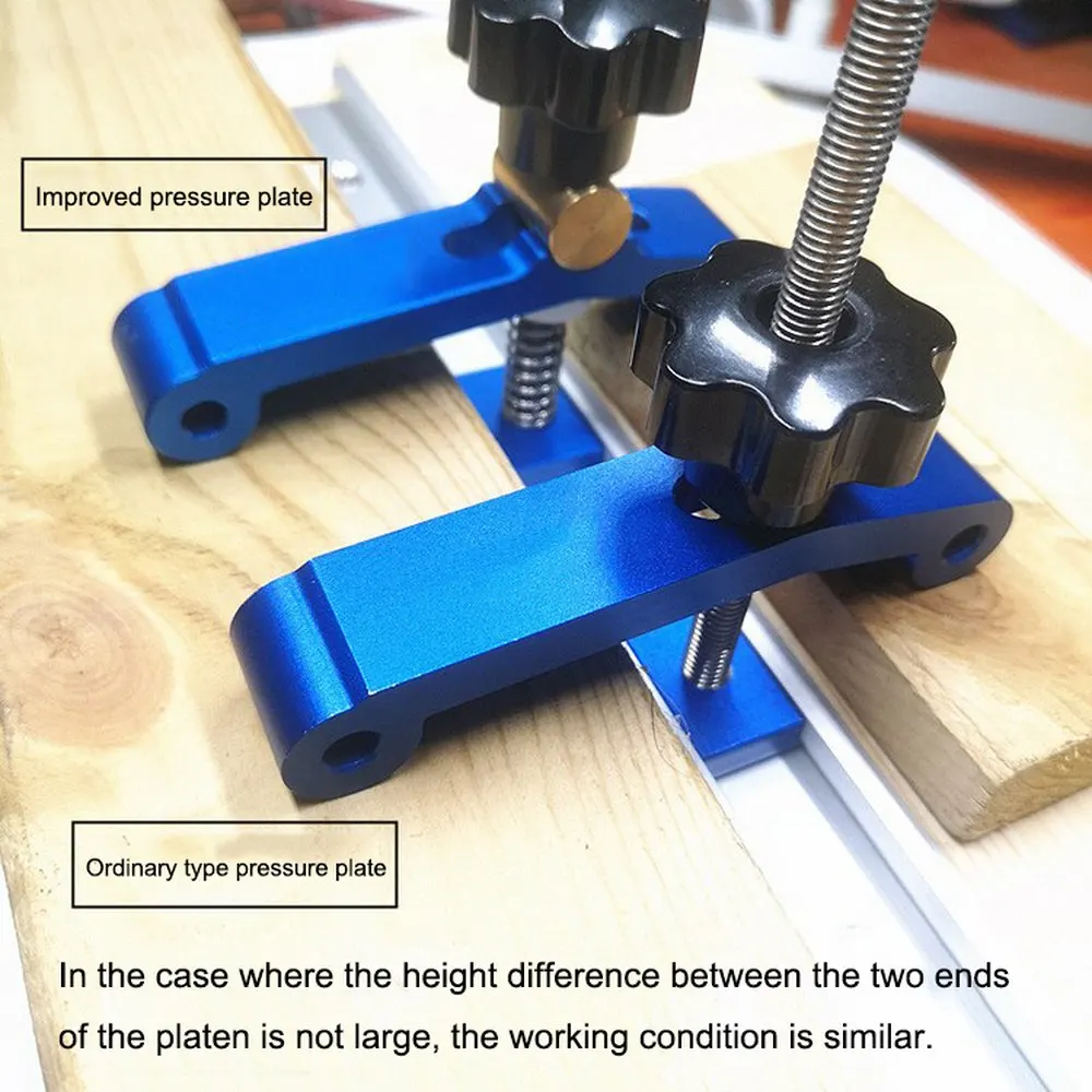 Domestica T Track Stop Wood Clamp Woodworking T Slot Block Clamp Carpentry Pressboard Clamp Kit Hardware Tool for T Tracks
Domestica T Track Stop Wood Clamp Woodworking T Slot Block Clamp Carpentry Pressboard Clamp Kit Hardware Tool for T Tracks