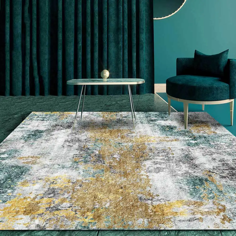 Nordic Style Carpet Parlor Modern Abstract Golden Green Gray Printed Big Area Rug Children Bedroom Study Room Non-Slip Floor Mat
Nordic Style Carpet Parlor Modern Abstract Golden Green Gray Printed Big Area Rug Children Bedroom Study Room Non-Slip Floor Mat