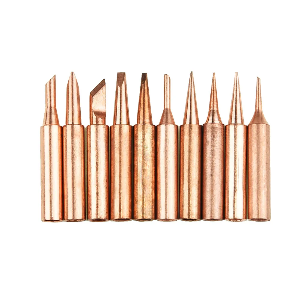 11pcs 900M-T Copper Iron Soldering Tip Solder For Rework Station Tool Kit
11pcs 900M-T Copper Iron Soldering Tip Solder For Rework Station Tool Kit