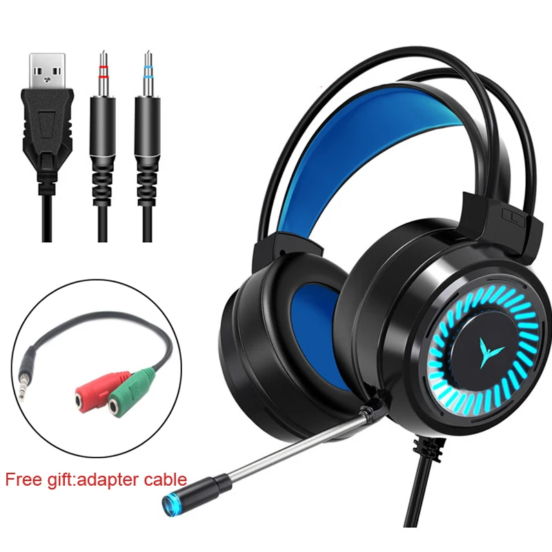Gamer Headphones Gaming Headsets with Microphone For PC Computer For PS4 Stereo Hifi Stereo Sound
Gamer Headphones Gaming Headsets with Microphone For PC Computer For PS4 Stereo Hifi Stereo Sound