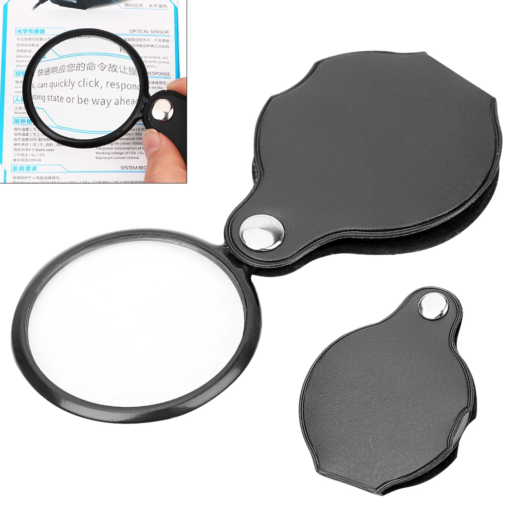 High-definition 5X Magnifying Glass Loupe Lens Folding Jewelry Magnifier Watch Repair Tool for Older Reading Pocket
High-definition 5X Magnifying Glass Loupe Lens Folding Jewelry Magnifier Watch Repair Tool for Older Reading Pocket