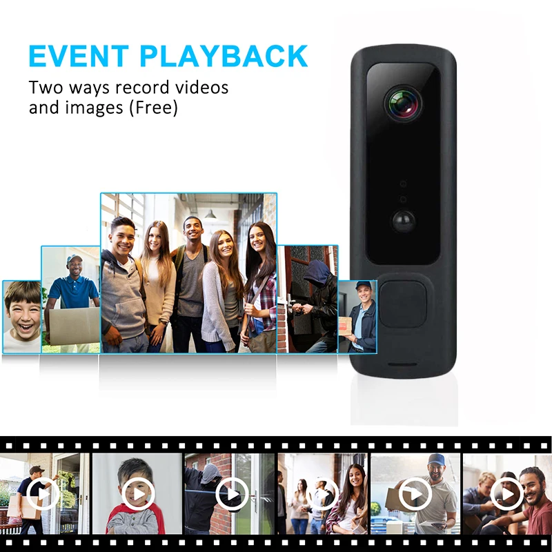 Nice WIFI Doorbell Smart Home Wireless Phone Door Bell Camera Security Video Intercom 720P HD IR Night Vision For Apartments
Nice WIFI Doorbell Smart Home Wireless Phone Door Bell Camera Security Video Intercom 720P HD IR Night Vision For Apartments