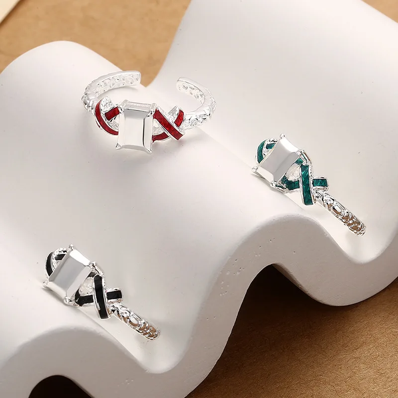 NEW Fashion Creative Irregular Geometric Colorful Cross Epoxy Hollow Texture Metal Charming Finger Ring For Woman Accessories
NEW Fashion Creative Irregular Geometric Colorful Cross Epoxy Hollow Texture Metal Charming Finger Ring For Woman Accessories
