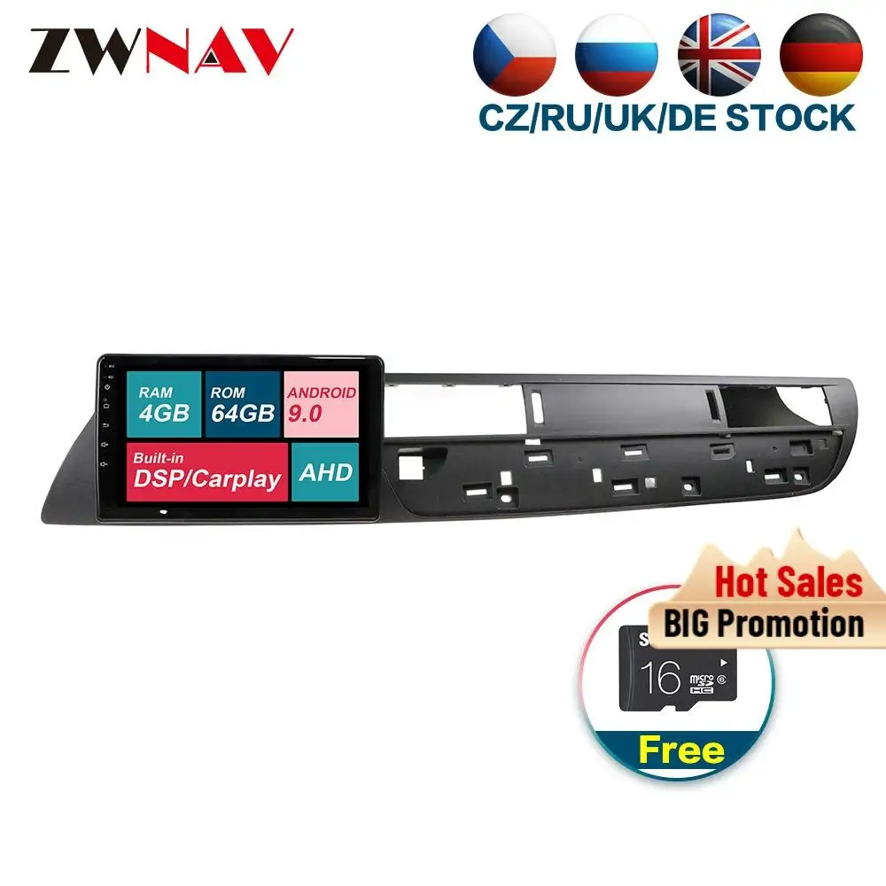 DSP carplay 4G+64G Android 9.0 Car Multimedia player unit For Citroen C5 2010 -2012 Radio Audio stereo free GPS map touch screen
DSP carplay 4G+64G Android 9.0 Car Multimedia player unit For Citroen C5 2010 -2012 Radio Audio stereo free GPS map touch screen
