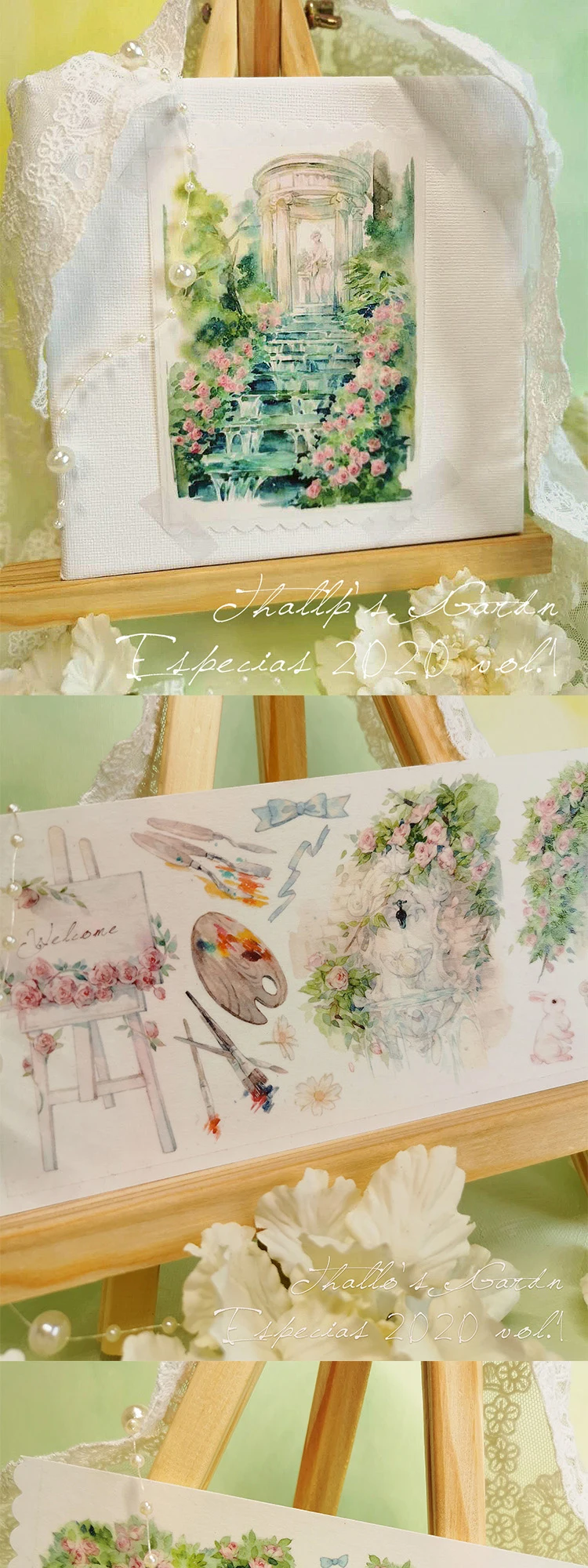 8cm*10M Spring God's Garden Landscaping Special Oil Washi Tape
8cm*10M Spring God's Garden Landscaping Special Oil Washi Tape