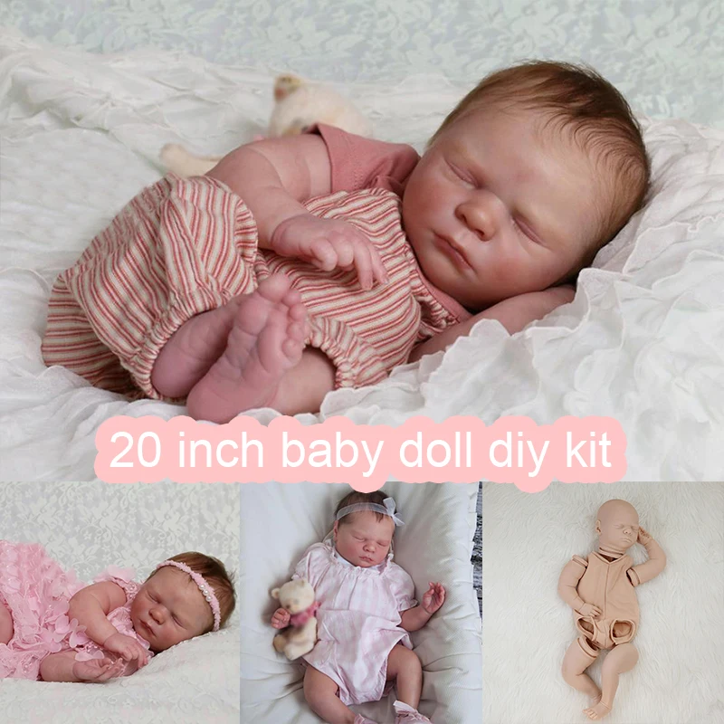 Bebe Reborn Kit Realistic 20 Inches Truly Baby Vinyl Body Gentle Touch Unassembled Blank Parts DIY for Girls
Bebe Reborn Kit Realistic 20 Inches Truly Baby Vinyl Body Gentle Touch Unassembled Blank Parts DIY for Girls