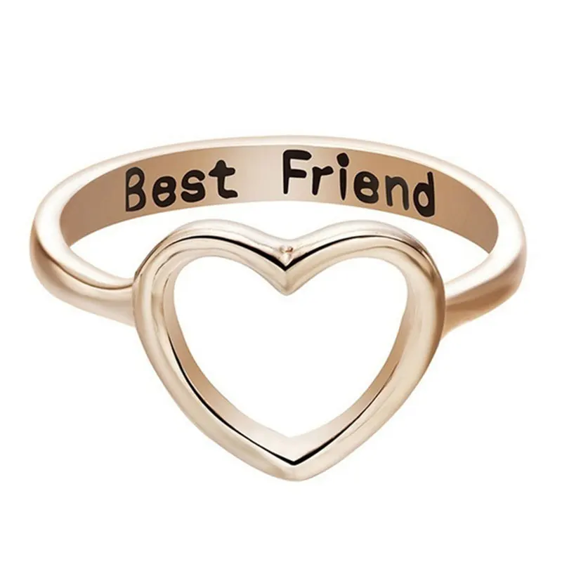 Simple Heart Rings for Women You are my best friend Finger Ring White Gold/Rose Gold Color Engagement Wedding Jewelry Gifts
Simple Heart Rings for Women You are my best friend Finger Ring White Gold/Rose Gold Color Engagement Wedding Jewelry Gifts