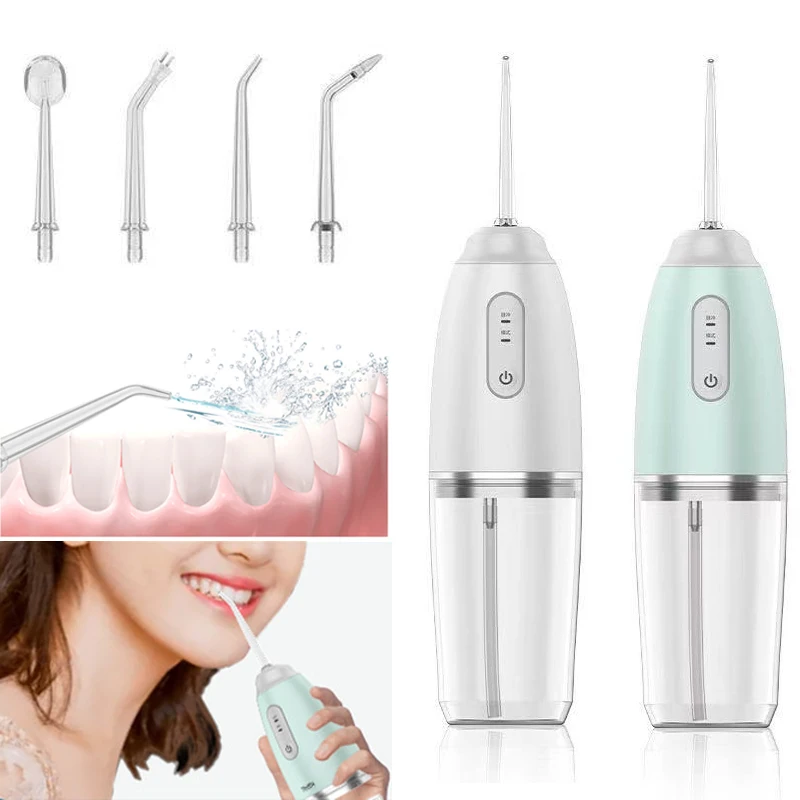 Oral Irrigator usb rechargeable water flosser dental Waterproof Portable Teeth Cleaner Variable frequency pulse dental scaler
Oral Irrigator usb rechargeable water flosser dental Waterproof Portable Teeth Cleaner Variable frequency pulse dental scaler