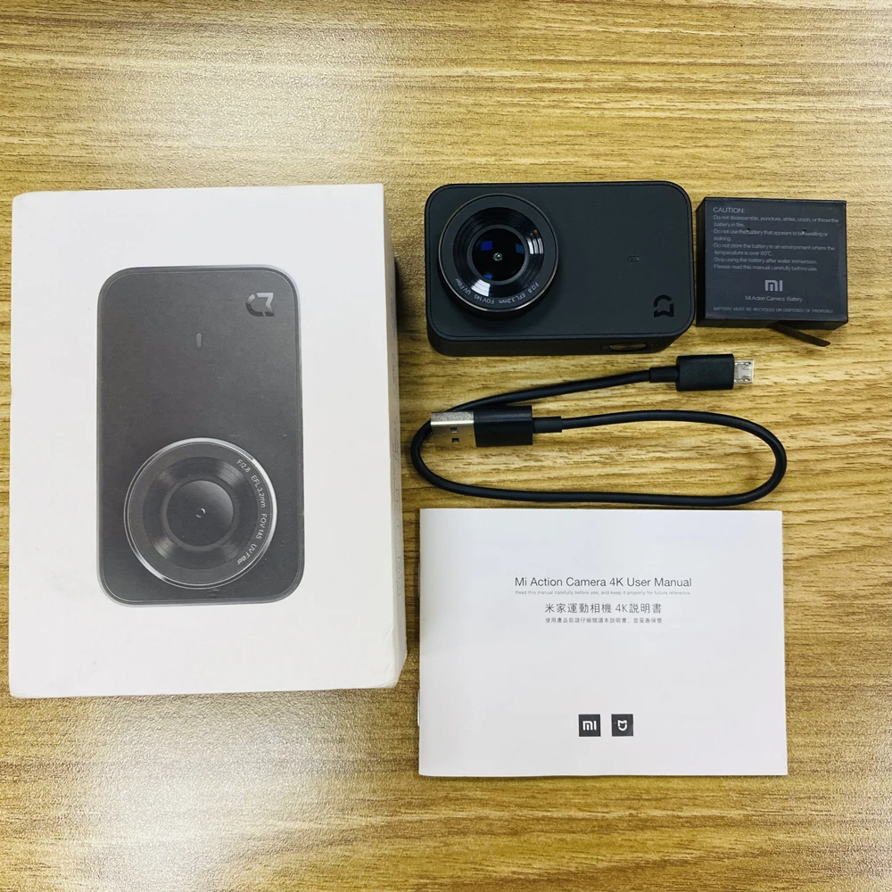 

Xiaomi Mijia Camera 4K 30fps Action Video Recording Mini Smart Camera 2.4 Inch Touch Screen 1450mAh Battery Mijia APP control