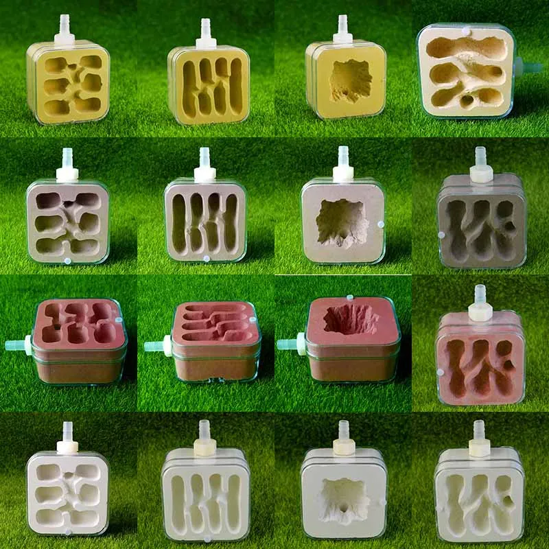 

Mini Imitation Ecological Q Version High Section Small Plane Gypsum Insect Nest Ants Farm House Reptile Terrarium Gifts