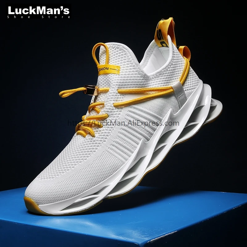 Новые мужские кроссовки Blade для бега, амортизирующие дышащие легкие удобные спортивные кроссовки для прогулок
Новые мужские кроссовки Blade для бега, амортизирующие дышащие легкие удобные спортивные кроссовки для прогулок