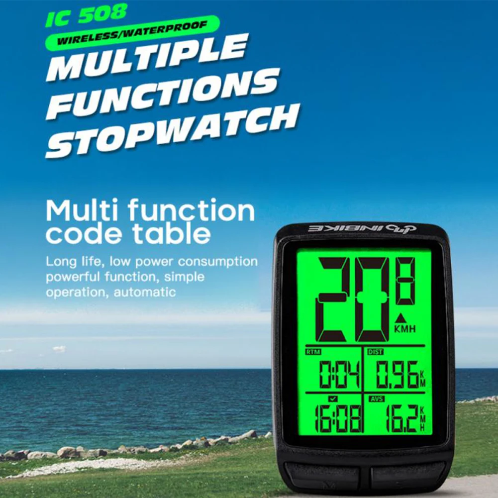 2.1inch Bike LCD Computer With Backlight Waterproof Digital Bicycle Odometer Speedometer Code Table Cycling Speed Counter
2.1inch Bike LCD Computer With Backlight Waterproof Digital Bicycle Odometer Speedometer Code Table Cycling Speed Counter