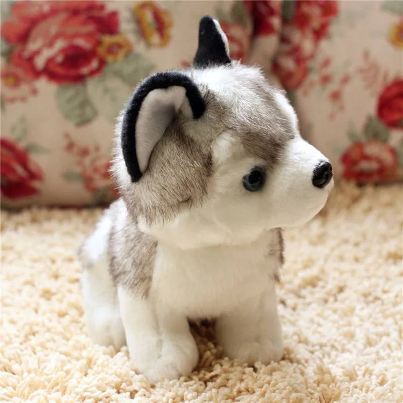 4 вида стилей Реалистичная Собака Хаски мягкие игрушки плюшевые животные детские