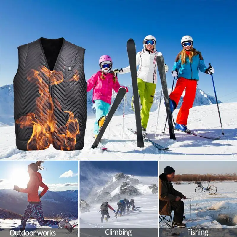 Men Women Electric Heated Vest Usb Charging Heated Tactical Waistcoat Warm Fishing Hunting Hiking Vest Winter Heated Jacket
Men Women Electric Heated Vest Usb Charging Heated Tactical Waistcoat Warm Fishing Hunting Hiking Vest Winter Heated Jacket