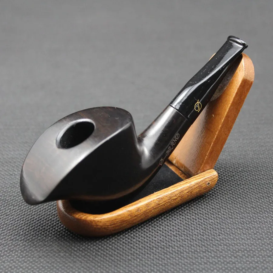 Unique Bent Handmade Nature Ebony Wood Smoking Pipe Round Tobacco Wooden Pipe Gift 10pc 9mm Filters + Pouch + Holder #DB423
Unique Bent Handmade Nature Ebony Wood Smoking Pipe Round Tobacco Wooden Pipe Gift 10pc 9mm Filters + Pouch + Holder #DB423