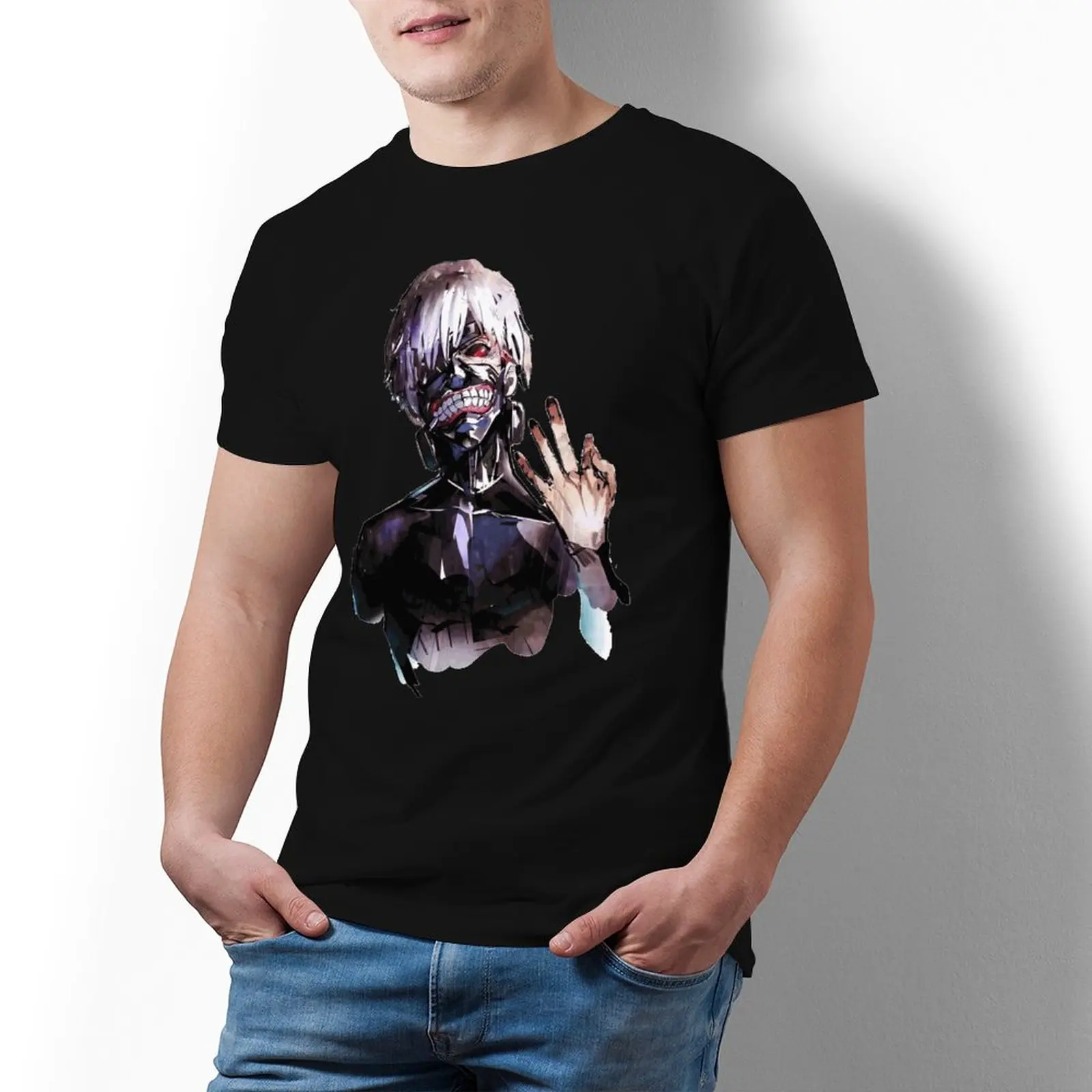 Токийский Гуль, удивительная футболка из 100 хлопка с коротким рукавом, летняя футболка с принтом, Мужская футболка большого размера
Токийский Гуль, удивительная футболка из 100 хлопка с коротким рукавом, летняя футболка с принтом, Мужская футболка большого размера