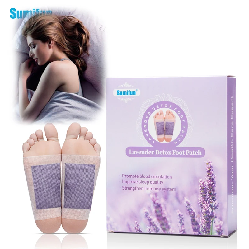 12pcs Lavender Essential Oil Detox Foot Pads Foot Patches Improve Fatigue Insomnia Lose Weight Medical Plaster Health Care
12pcs Lavender Essential Oil Detox Foot Pads Foot Patches Improve Fatigue Insomnia Lose Weight Medical Plaster Health Care