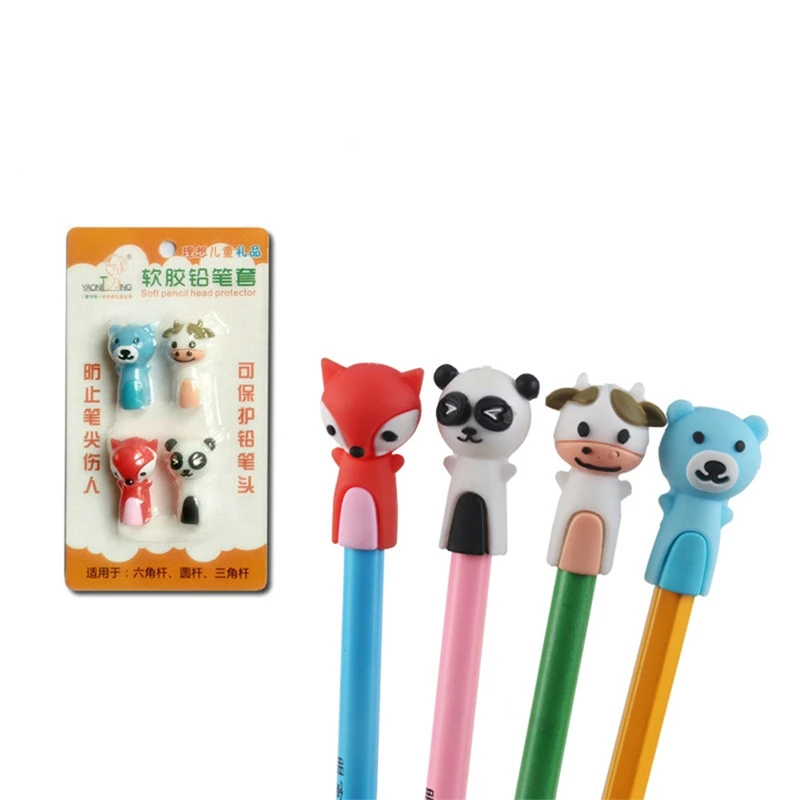 Four Colors Mixed Set Pupils Cartoon Silicone Pencil Cap Pencil Topper Protection Anti-rolling Pencil Extender Pencil Feeder
Four Colors Mixed Set Pupils Cartoon Silicone Pencil Cap Pencil Topper Protection Anti-rolling Pencil Extender Pencil Feeder