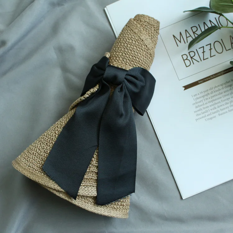 2021 Summer Ladies Empty Top Bow Sun Hat Elegant Foldable Straw Hat Beach Sunscreen Hat Female
2021 Summer Ladies Empty Top Bow Sun Hat Elegant Foldable Straw Hat Beach Sunscreen Hat Female