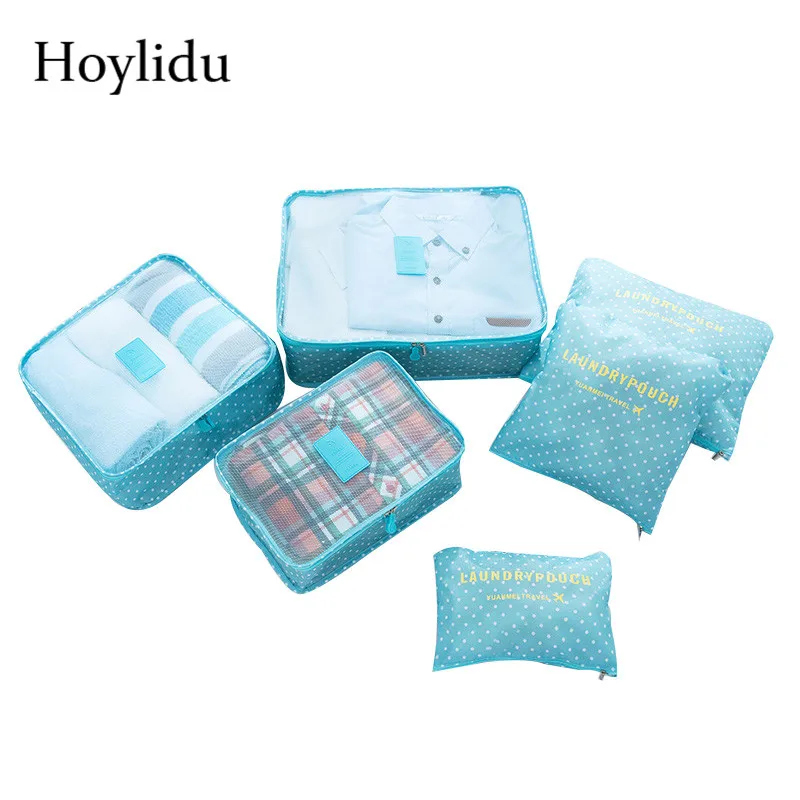 6 шт./партия Упаковка аксессуаров для путешествий, нейлоновые водонепроницаемые вместительные упаковочные органайзеры для одежды, нижнего белья, складная сумка на молнии 
6 шт./партия Упаковка аксессуаров для путешествий, нейлоновые водонепроницаемые вместительные упаковочные органайзеры для одежды, нижнего белья, складная сумка на молнии