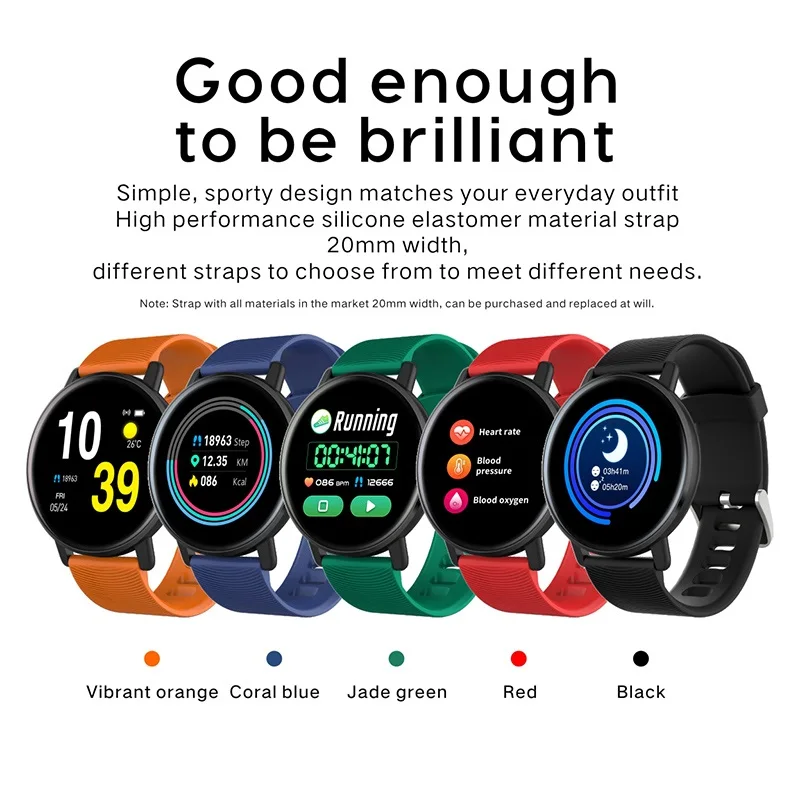 H5 Smart Watch Men Watch Women Blood Pressure Waterproof Fitness Watch Heart Rate Monitor Sport Smartwatch for Android Ios Phone
H5 Smart Watch Men Watch Women Blood Pressure Waterproof Fitness Watch Heart Rate Monitor Sport Smartwatch for Android Ios Phone