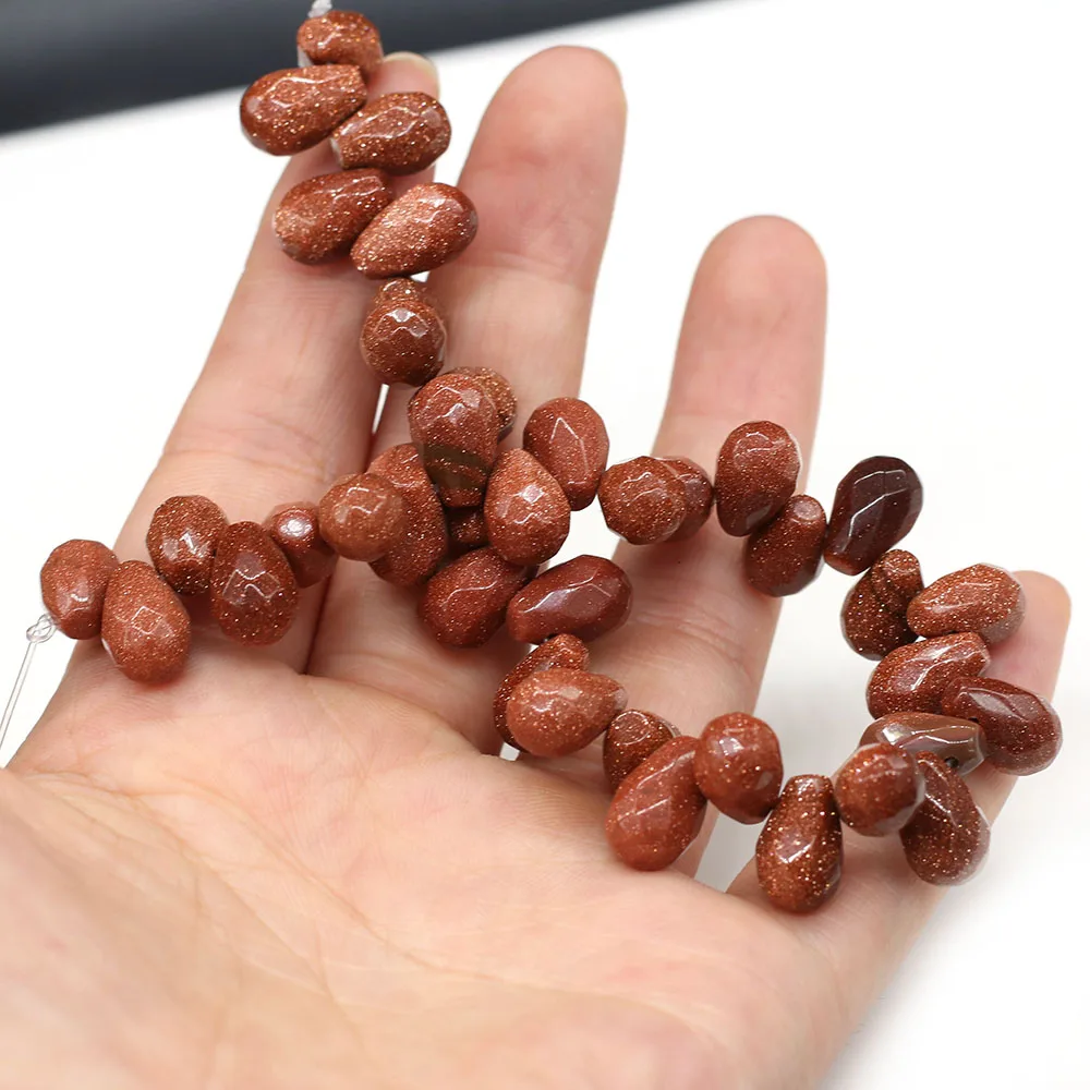 44Pcs Natural Stone Beads Section Drop Shaped Semi-precious Loose Beads For Jewelry Making DIY Necklace Bracelet Accessory
44Pcs Natural Stone Beads Section Drop Shaped Semi-precious Loose Beads For Jewelry Making DIY Necklace Bracelet Accessory