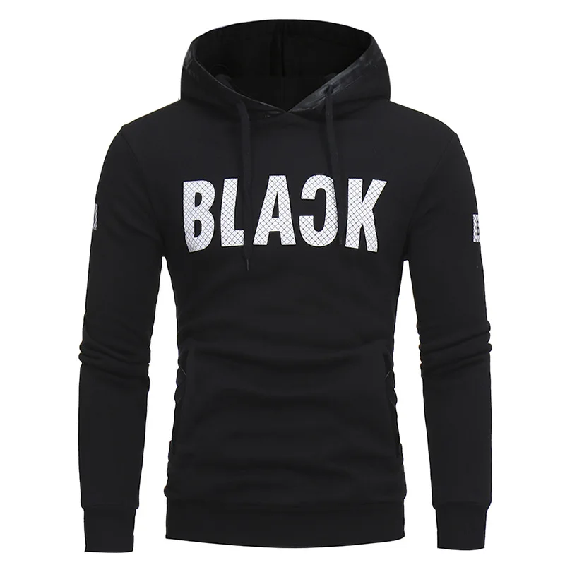 New autumn and winter men casual sweater hoodie classic letter printing men's hooded pullover sweater coat
New autumn and winter men casual sweater hoodie classic letter printing men's hooded pullover sweater coat